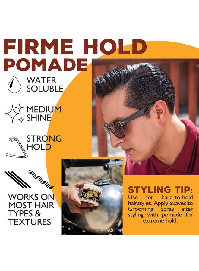 SUAVECITO Pomade Firme (Strong) Hold 4 oz (Pack of 3) - Image 5
